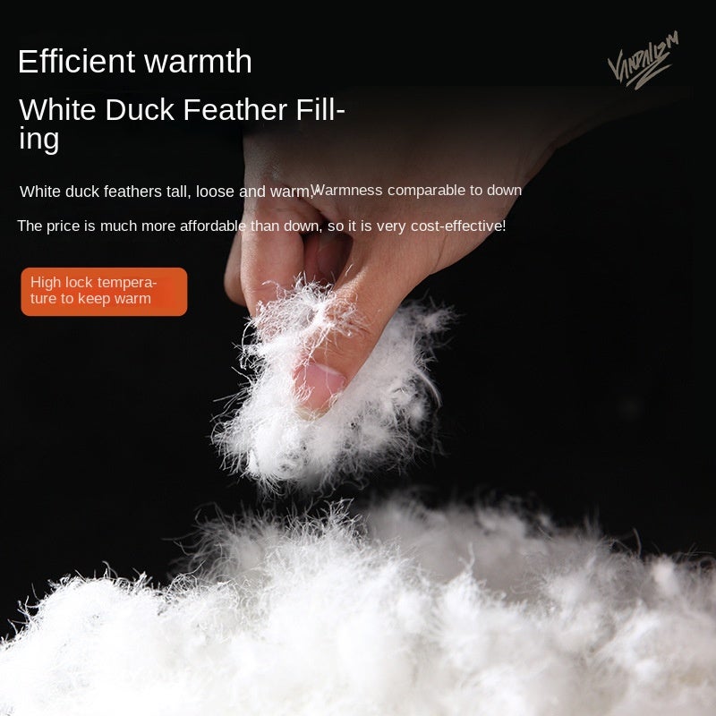 general 225*95cm 2500g White Egg Shape Wide White Duck Down Sleeping Bag for Outdoor Autumn & Winter Camping - Image 2